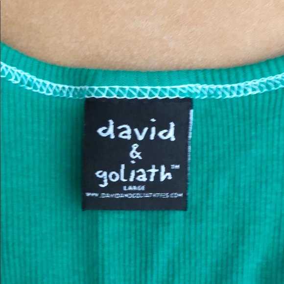 David & Goliath “Wassup B?” Green tank - Picture 3 of 5